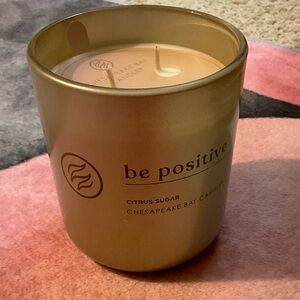 Chesapeake Bay Gold Candle - Be Positive